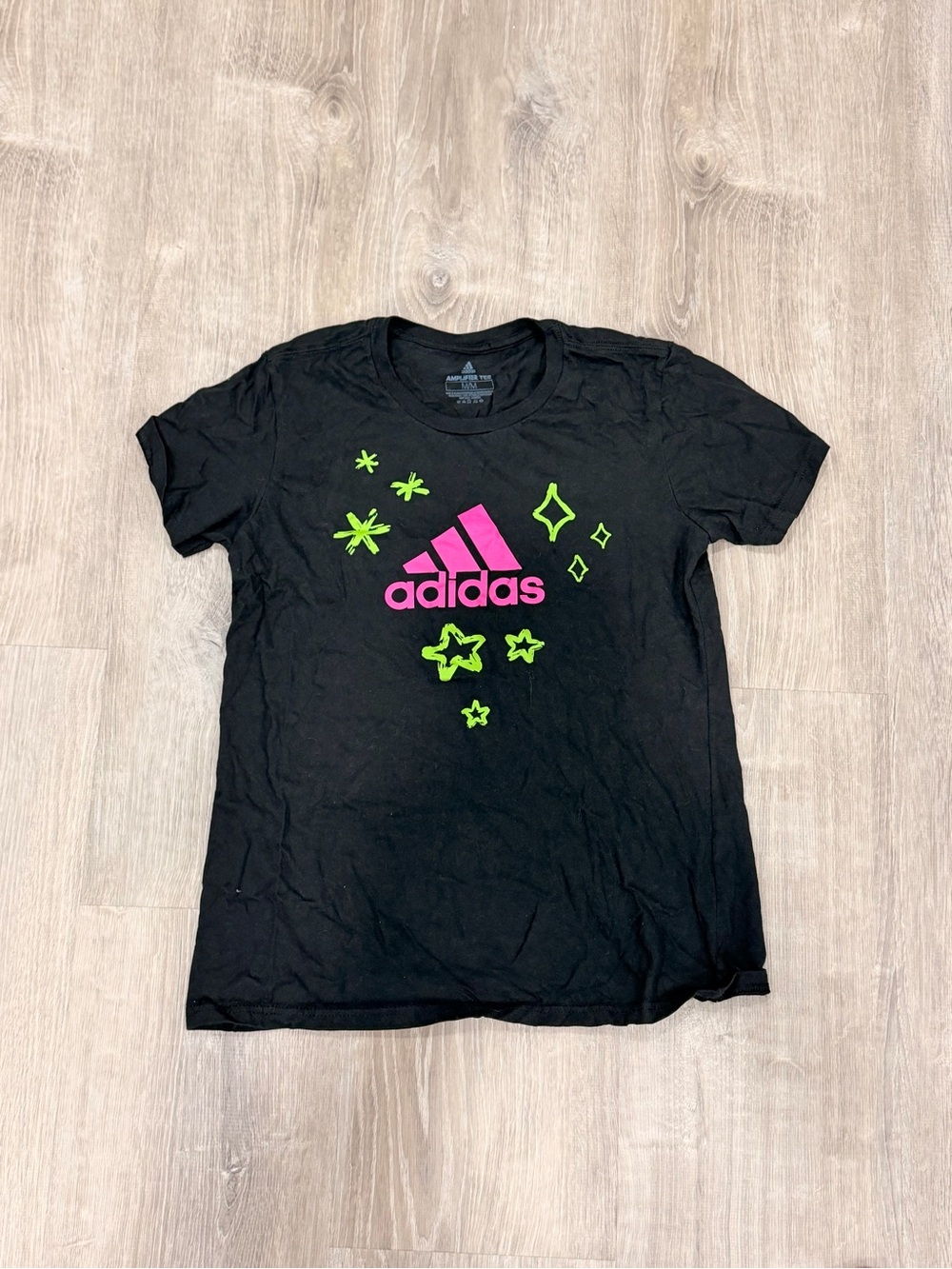 🖤💚 Adidas Neon baby Graphic Tee | Y2K Vibes 💖✨